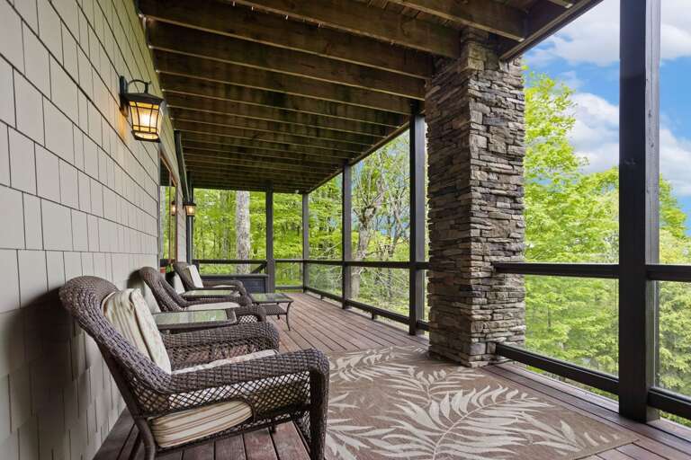 Lower Level Deck with Seating