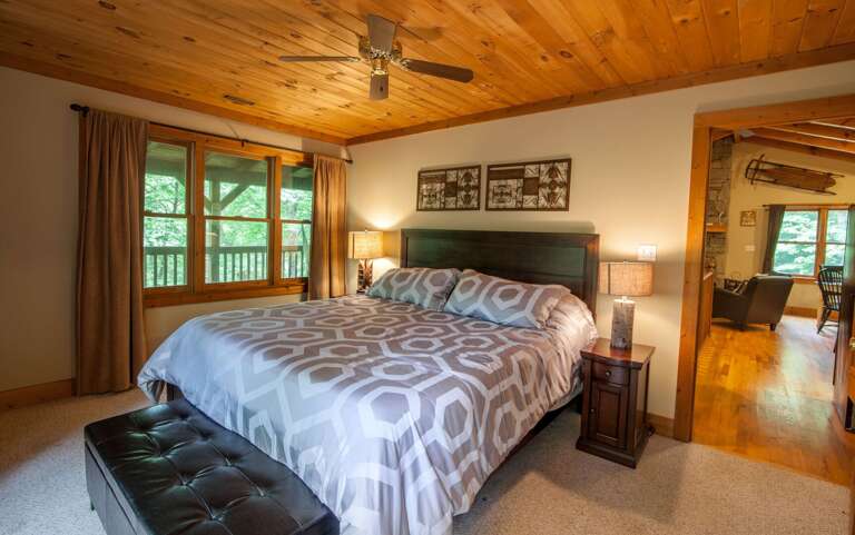 King Bed in Master Suite