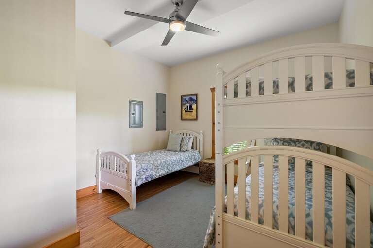 Bunk Room on the Lower Level - Has an Exterior Door to the Lower Level Deck