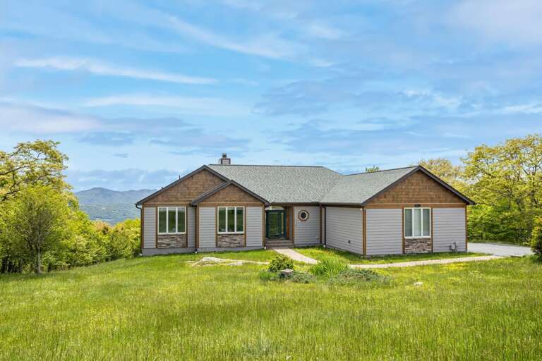 Ample Green Space Surrounding Elderberry Escape with Long Range Mountain Views