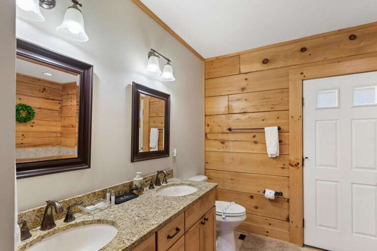 Master Bath Granite Dual Vanity