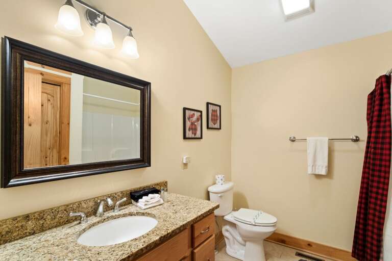 Upstairs Full Bathroom with Tub and Shower Combo