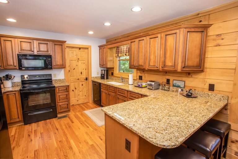 Kitchen with Granite Counters