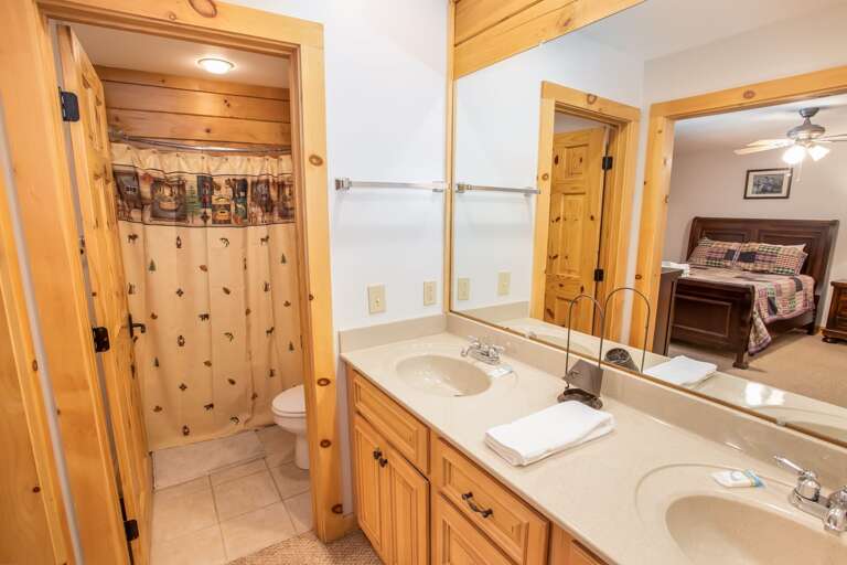 Master Bathroom with Double Vanity