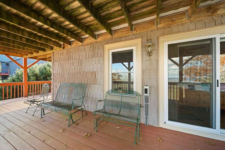 Lower Deck with Rocking Chairs