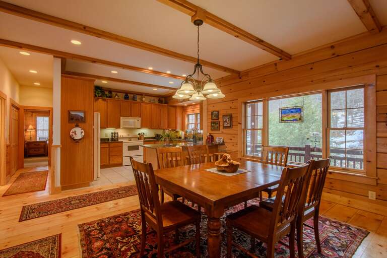 Dining, Kitchen, Living Area, and Bedrooms all on Main Level