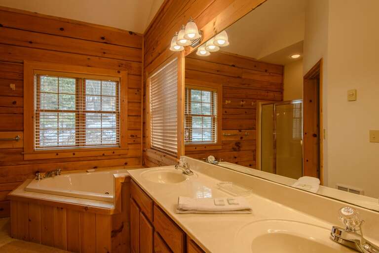 Master Bathroom includes Double Vanity
