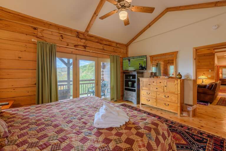 Master Suite with King Bed, Private Deck, and In-Suite Bathroom