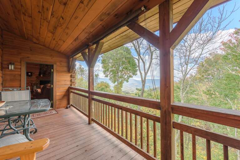 One of Two Rear Decks with Beautiful Views