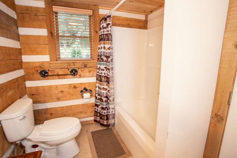 Full Bathroom on Main Level with Tub and Shower Combo