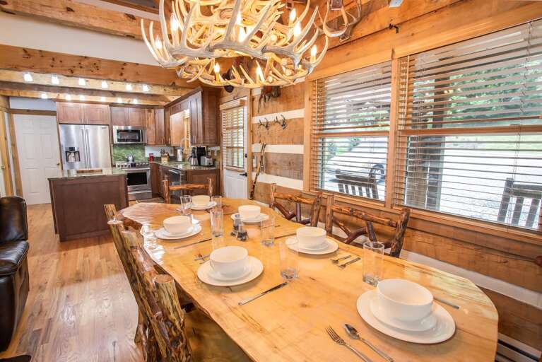 Seating For 8 at Custom Dining Table