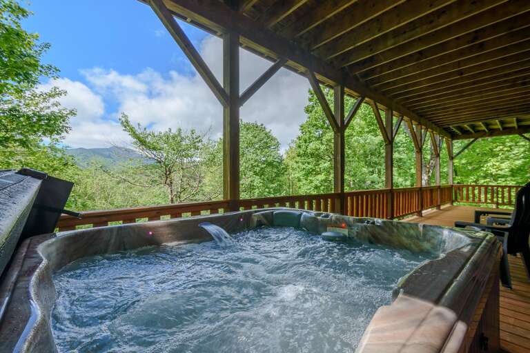 Hot Tub on Lower Deck