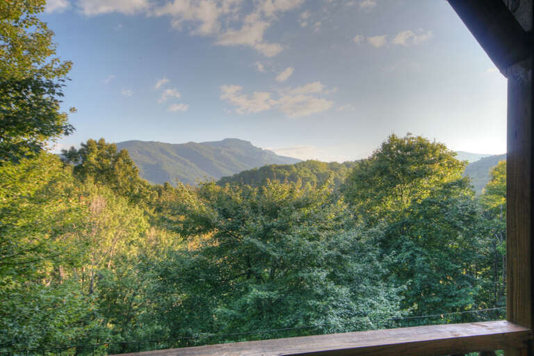 View of Grandfather Mountain from Upper Deck