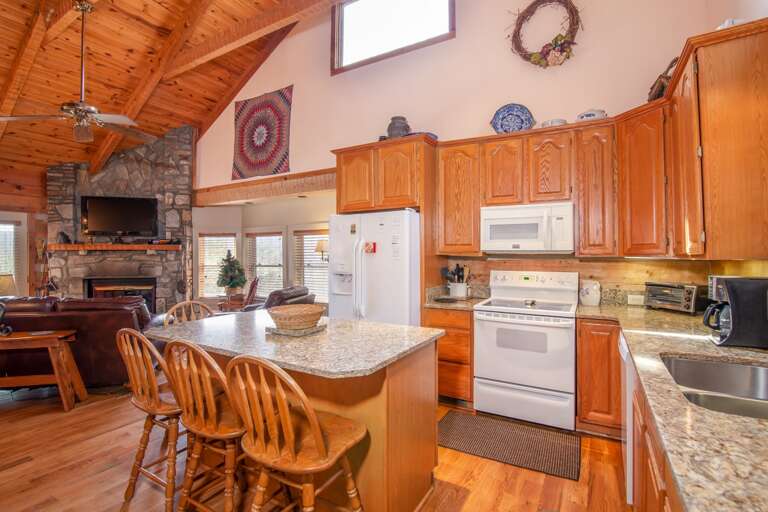 Kitchen with Granite Countertops Kitchen with Granite Countertops