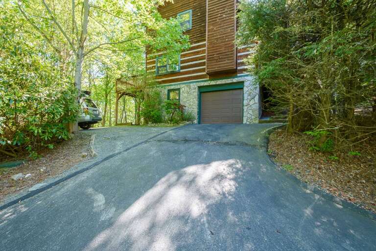 Driveway and Parking Area, Garage