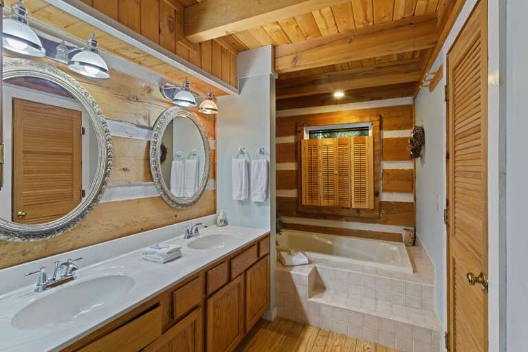 Master Bath with Large Jetted Tub