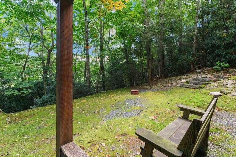 Yard at Grandfather Vista