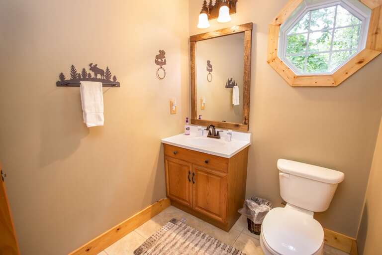 Ensuite Half Bath with Shower