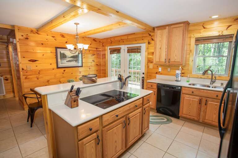 Flat-Top Stove with Updated Appliances