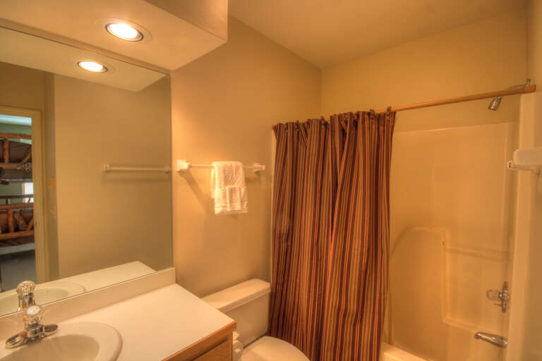 Full Ensuite Bath off the Bunk Sleeping Area
