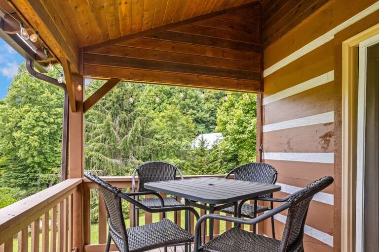 Bistro Table on the Deck Bistro Table on the Deck