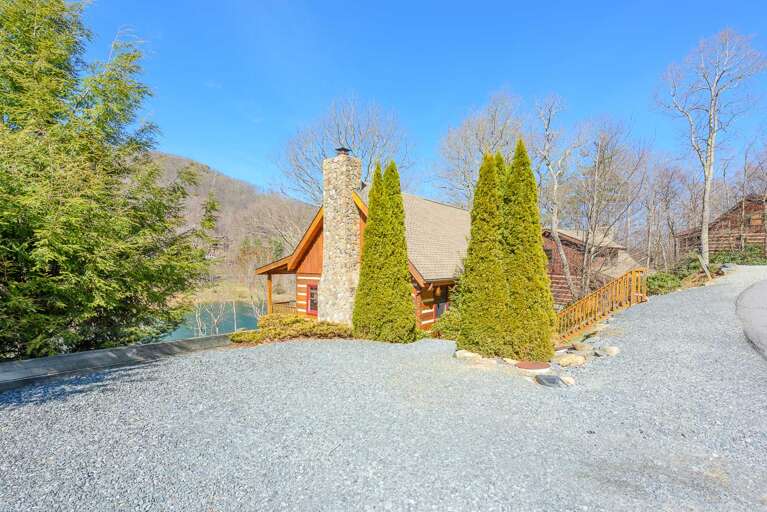 Parking Area in Front of Cabin