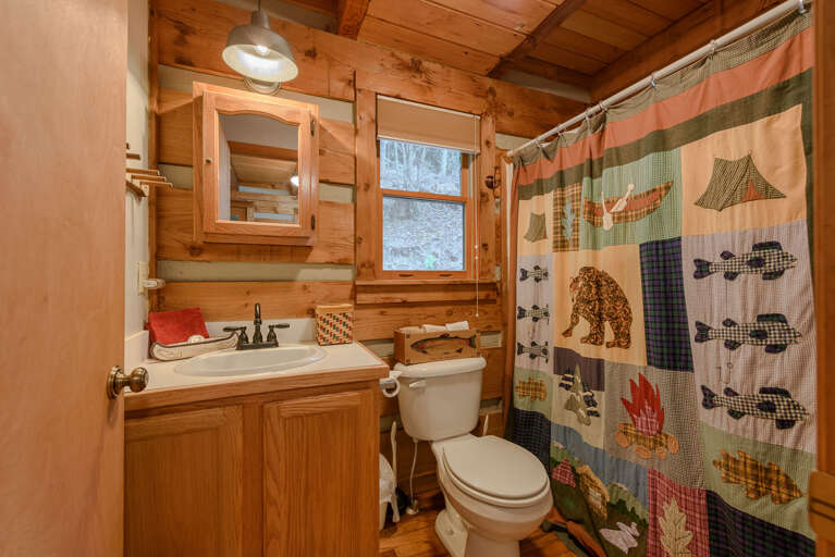 Bathroom with Shower/Tub Combo on Main Level