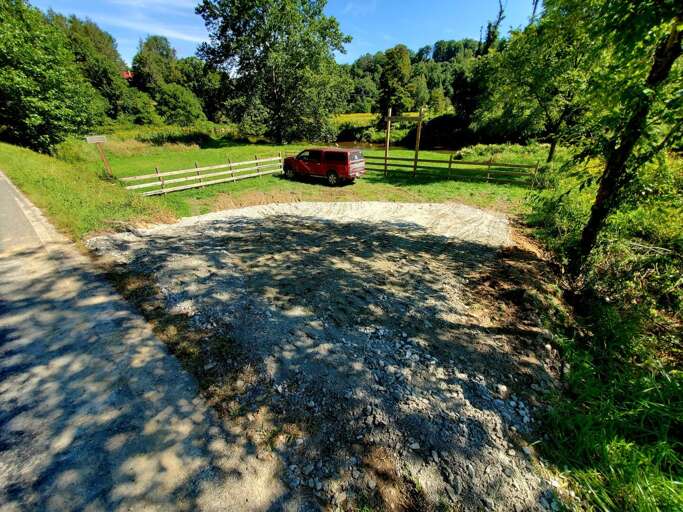 Parking Corral at River Access