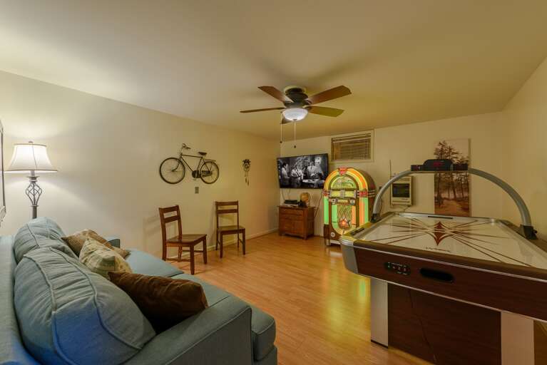 Den and Game Room on Lower Level