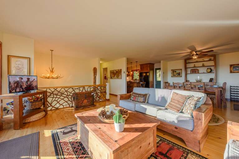 Kitchen open to Dining and Great Room on Main Level