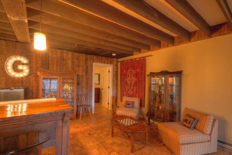 Majestic Mountain Haus Additional Sitting Area on Lower Level