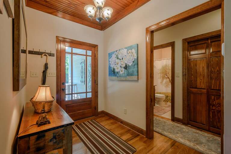 Main Entrance Looking toward Hall Bath