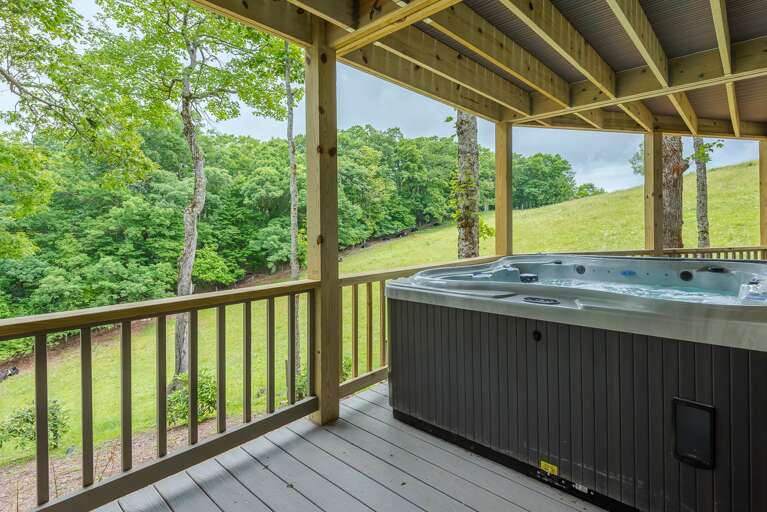 Private Hot Tub Deck