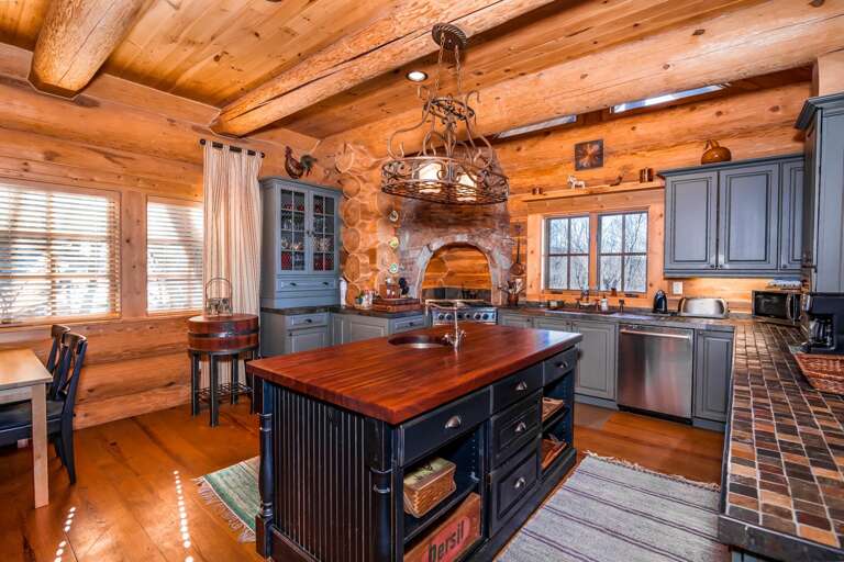 Upscale, well appointed kitchen