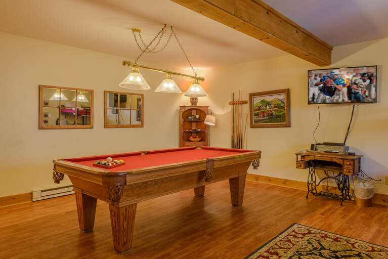 Pool Room with Large TV