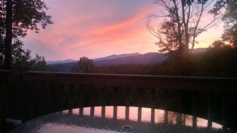 Misty Mountain Sunset View!