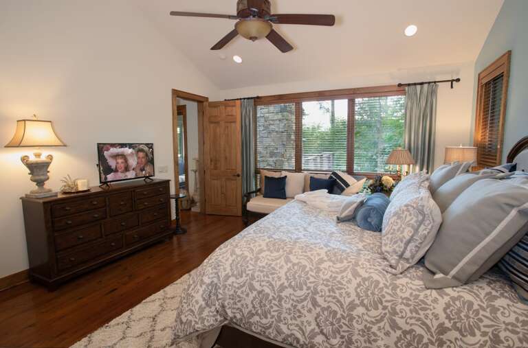 King Bedroom with Flatscreen TV