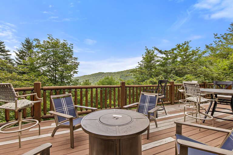Long Range Mountain Views will Draw You Onto the Deck