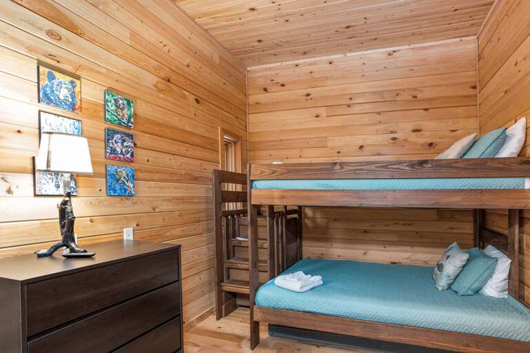 Full over Full Bunk with Twin Trundle (sleeps 5, best for kids) Full over Full Bunk with Twin Trundle (sleeps 5, best for kids)