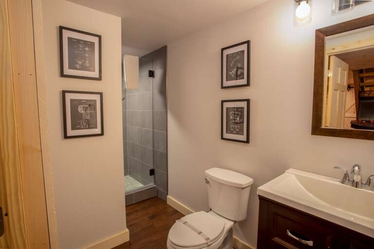 Newly Added Downstairs Bathroom! Newly Added Downstairs Bathroom!