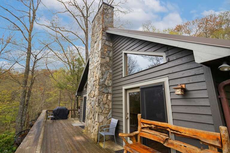 Gas Grill on the Deck