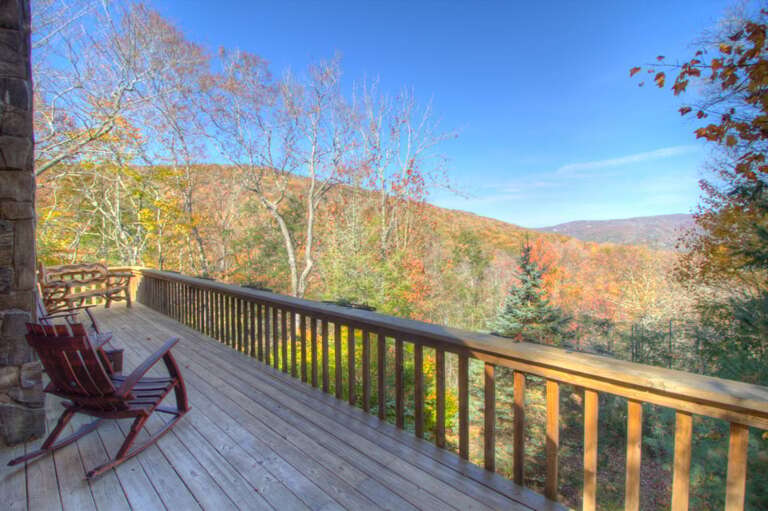 North View Lodge Mountain Views from the Lodge rear decks