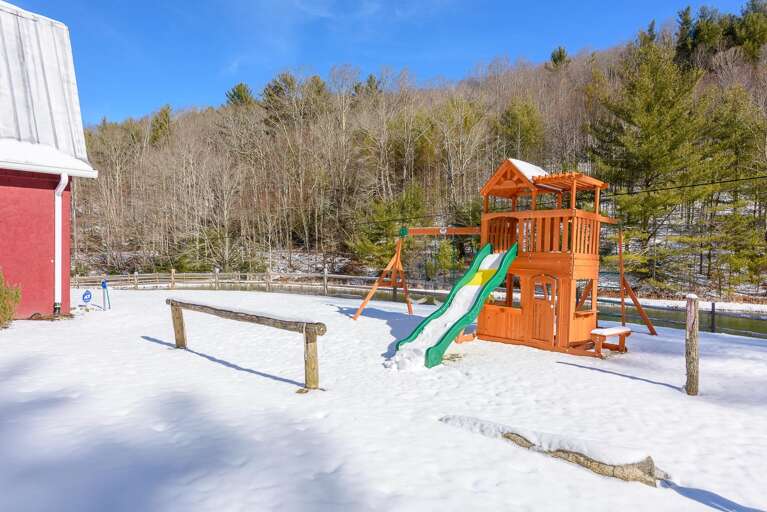 Red Barn at Tiffany's Estate Playground Red Barn at Tiffany's Estate Playground