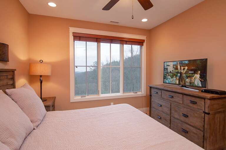 Lower Level King Bedroom with HD Smart TV Lower Level King Bedroom with HD Smart TV