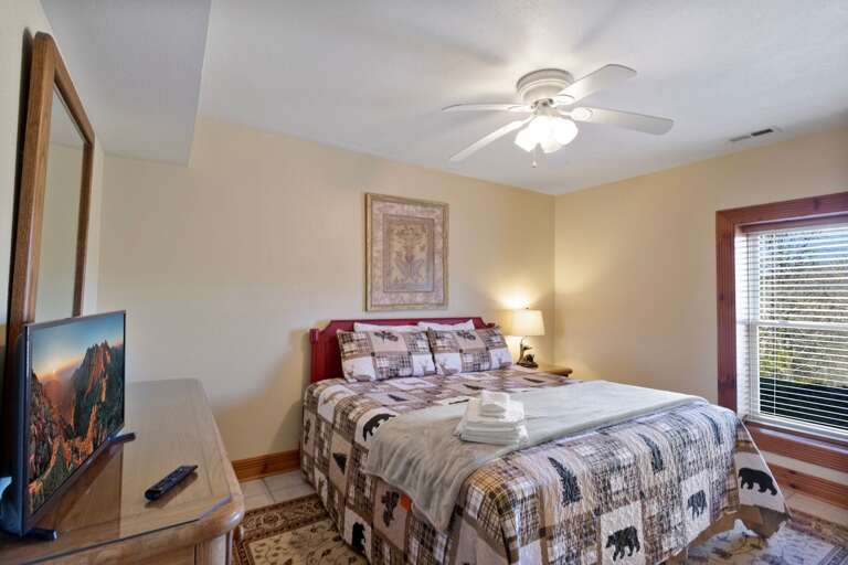 King Bedroom on Lower Level