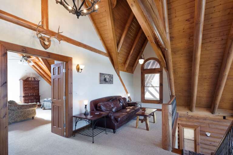 Leather Sofa in the Loft