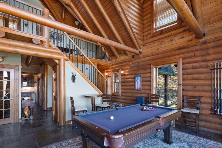 Pool Table in the Great Room