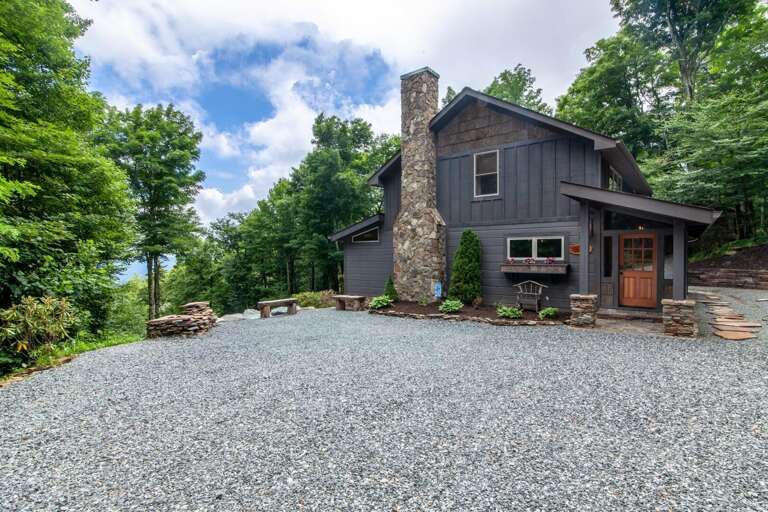 Big Level Gravel Parking Area