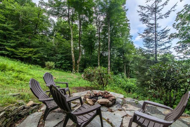 Stone Wood-Burning Fire Pit