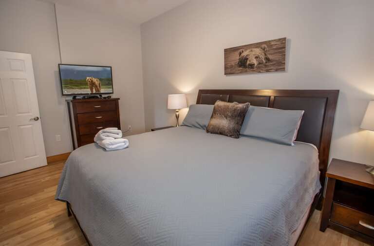 Lower Level King Bedroom with TV Lower Level King Bedroom with TV